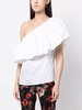 one-shoulder ruffled top 