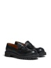 penny-slot leather loafers