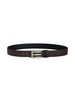 logo-buckle leather belt 