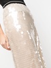 sequin-embellished high-waisted skirt