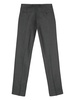 pressed-crease straight-leg trousers