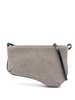 Curve leather shoulder bag