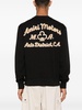 logo-embroidered cotton sweatshirt