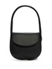 Mezzotonda leather shoulder bag