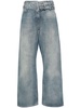 mid-rise wide-leg jeans