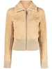 sheepskin bomber jacket