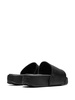 Y-3 "Black/Black/Core White" slides