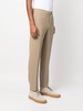 tapered jersey trousers