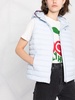 padded zip-up down gilet