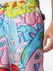 Bombing Graffiti silk bermuda shorts