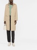 belted mid-length trench coat