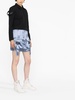 cargo pockets satin mini skirt