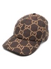 GG-jacquard ripstop baseball cap