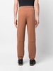 logo-patch organic cotton track trousers