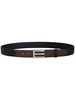 paisley-print leather belt