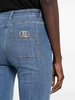 high-rise bootcut jeans