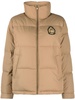 logo-patch down puffer jacket