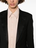 satin-trim tuxedo jacket