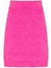 textured knit pencil skirt