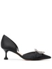 Madelina Flare 50mm satin pumps