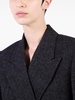 Double-breasted wool coat