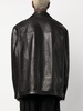 Luke Stooges zip-up leather jacket