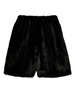 faux-fur boxing shorts 