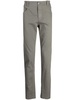 mid-rise slim-cut trousers