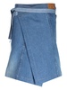 Moonogram denim apron