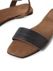 Monili-detail leather sandals