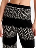 Sugar chevron-pattern wide trousers