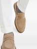 penny-slot suede loafers 