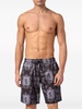 graphic-print swim shorts