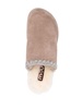 whipstitch 70mm suede platform slippers