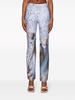 Sea Foam straight trousers