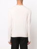 crew-neck fine-knit jumper