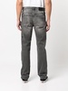 slim-fit faded jeans