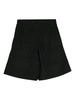 pleated wool tailored shorts 