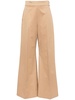 high-waist wide-leg trousers