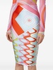 Vivara-print pencil skirt