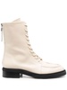 low heel combat boots