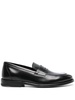 leather penny loafers