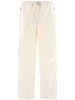 belted straight-leg trousers