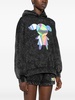 holographic-print hoodie