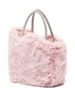 micro Ivy faux-fur tote bag