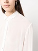 raw-edge long-sleeve shirt