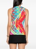 Multicolour Vivara-Print Tank Top