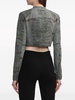 Regenerated Camo cropped jacket