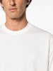 logo-embossed cotton T-shirt