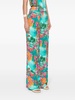 high-waist palazzo crepe trousers